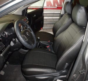 Авточехлы для SsangYong Actyon 2011->, Экокожа, S-line