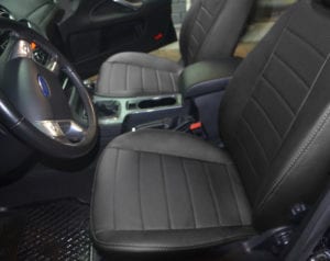 Авточехлы для Honda Civic 2006-2012 седан, Экокожа, X-line