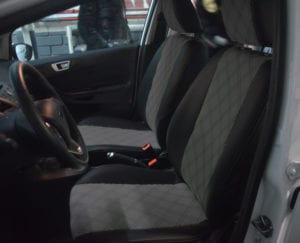Авточехлы для Honda Civic 2006-2011 хэтчбек, Экокожа, X-line