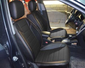 Авточехлы для Kia Ceed 2006-2012, Экокожа, X-line