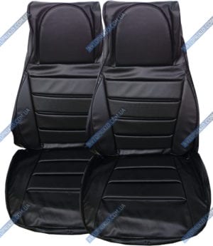 Авточехлы на ввесь салон Daewoo Nexia 1997-> (Пилот, чёрные)