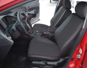 Авточехлы для Honda Civic 2006-2011 хэтчбек, Экокожа, S-line