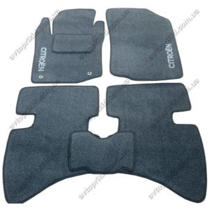 Текстильные коврики в салон Citroen C1 2005-2015, 5шт. (Super Well)