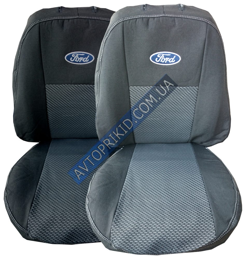 Авточохли для салону Ford Transit (перед 1+2) 2000-2006 (Elegant) 1 Авточехлы для салона Ford Transit (перед 1+2) 2000-2006 (Elegant)