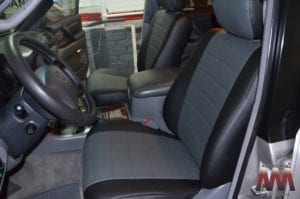 Авточехлы для Toyota L.C. 100 1998-2007, Экокожа, L-line
