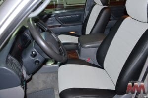 Авточехлы для Chery Tiggo 2014->, Экокожа, L-line