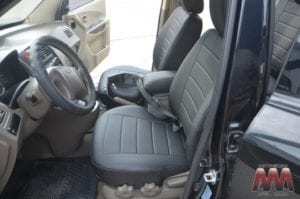 Авточехлы для Volkswagen Crafter 2006->, Экокожа, L-line
