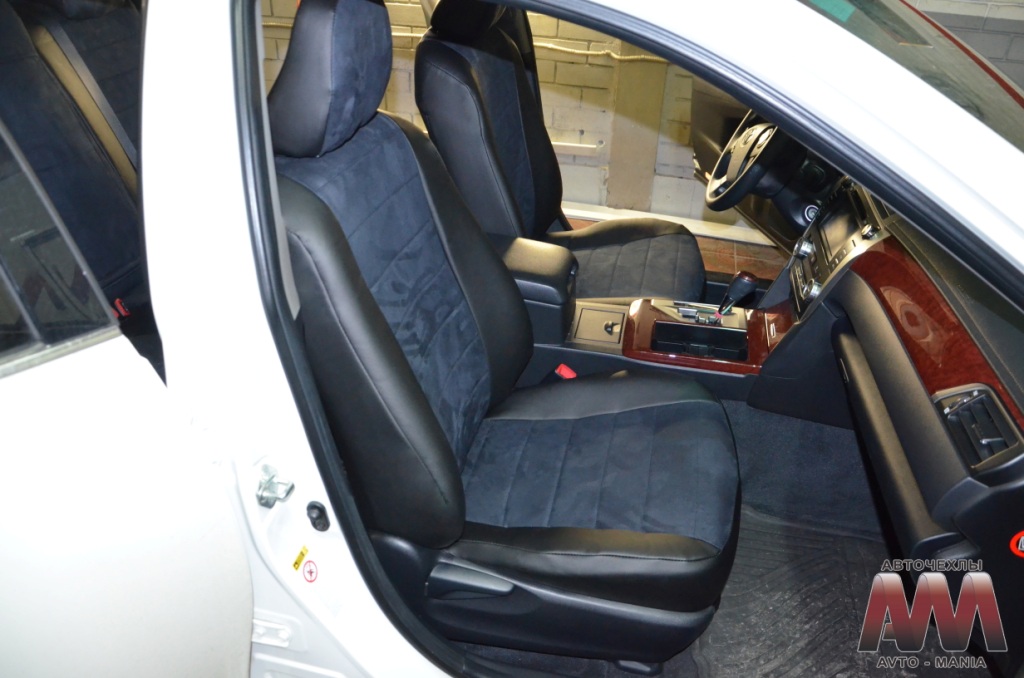 Авточохли для Toyota Camry 2006-2011, Екошкіра, L-line 1 1 Авточехлы для Toyota Camry 2006-2011, Экокожа, L-line
