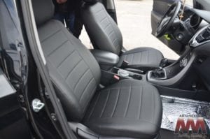 Авточехлы для Hyundai Elantra 2012->, Экокожа, L-line