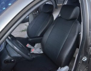 Авточехлы для Kia Rio 2005-2010, Экокожа, S-line