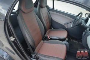 Авточехлы для Smart ForTwoo 2001-2007, Экокожа, X-line (Avto-Mania)