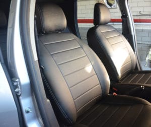 Авточехлы для Renault Duster 2015->, Экокожа, S-line