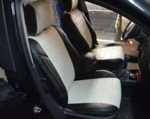 Авточехлы для Renault Megane 2002-2009, Экокожа, X-line
