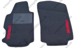 Коврики в салон Honda FR-V 2004-2009, 2шт. (ворс, чёрный)