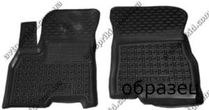 Полимерные коврики в салон KIA Venga, 2010-> 2 шт (Avto-Gumm, чёрный)
