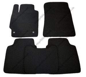 Севиленовые, ячейчастые автоковрики Toyota Camry XV40 2006-2011, 5 шт. чёрный (EVA)