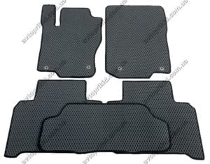 Севиленовые, ячейчастые автоковрики Mercedes GL-класс 2012->, 5 шт.  серый (EVA)