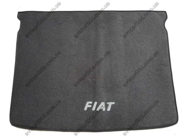 Текстильный коврик в багажник Fiat 500X 2014-> (ML, серый)