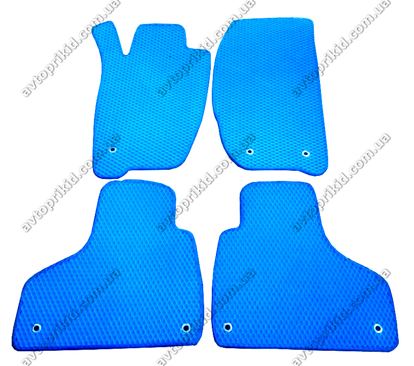 Севиленовые, ячейчастые автоковрики Jeep Cherokee (Liberty) 2002-2008, 4 шт Севиленовые, ячейчастые автоковрики Jeep Cherokee (Liberty) 2002-2008, 4 шт. синий