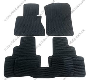 Севиленовые, ячейчастые автоковрики BMW X3 2003-2010,  5 шт. чёрный