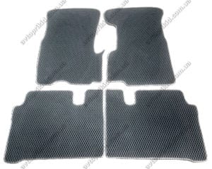 Севиленовые, ячейчастые автоковрики Honda C-RV 2001-2006, 4 шт. МКП серые