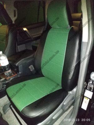 Автомобильные чехлы из экокожи для Toyota Land Cruiser Prado 120