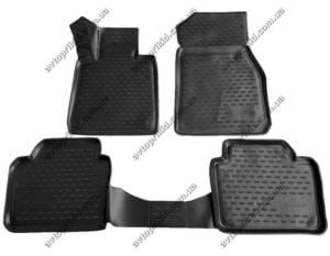 Полиуретановые 3D коврики в салон BMW 3 серия 2012->, 4шт. (черный) (Element)