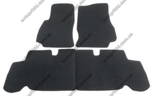 Севиленовые, ячейчастые автоковрики Toyota Land Cruiser 80 1992-2007, 4 шт.  серый (EVA)