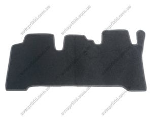 Текстильный коврик в салон Hyundai Santa Fe 2006-2010 3 ряд (ML, чёрный)